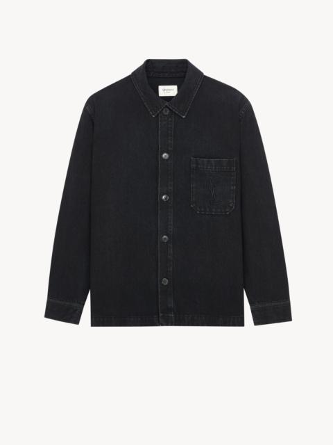 CASSANDRE OVERSHIRT IN COTTON LINEN GABARDINE