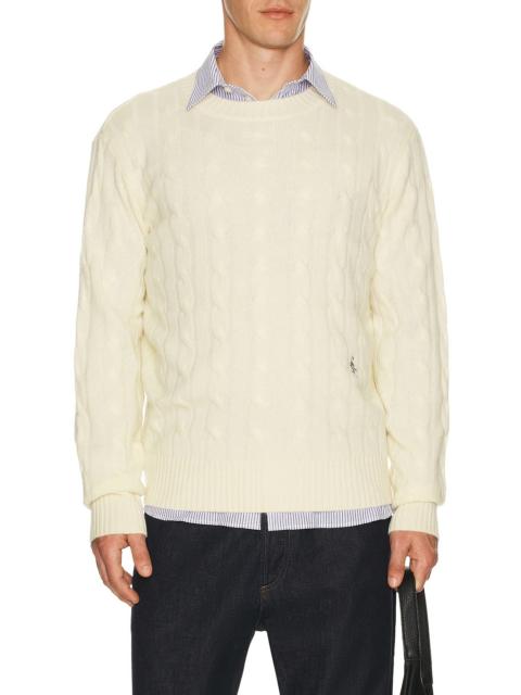 Cable Knit Cashmere Sweater