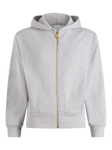 organic-cotton zip hoodie