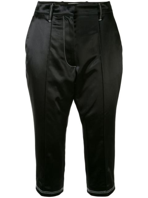 tailored cropped trousers