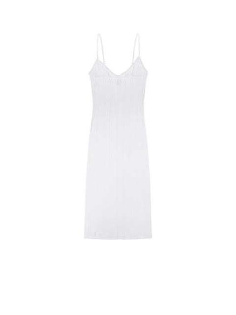 The Midi Slip White