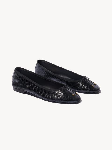 LEATHER BALLET FLAT