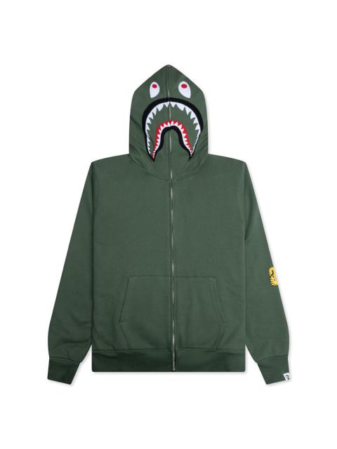 2ND SHARK FULL ZIP HOODIE - GREEN