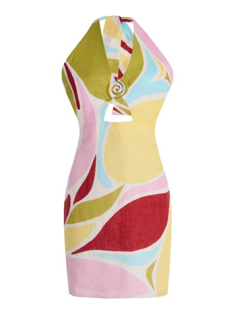 Exclusive Riviera Dalia Linen Dress multi