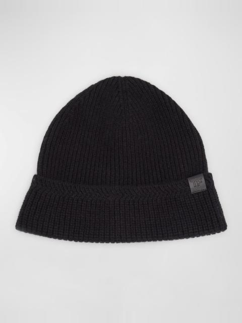 Men's Wool-Cashmere Beanie Hat