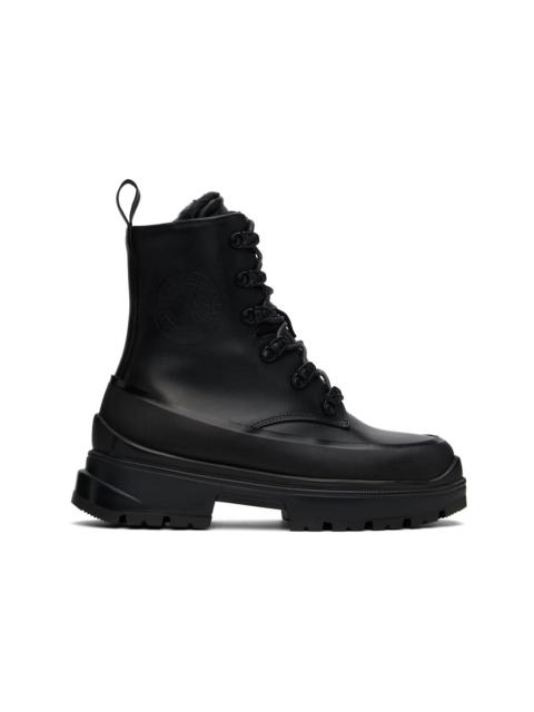 Black Kya Lace-Up Boots