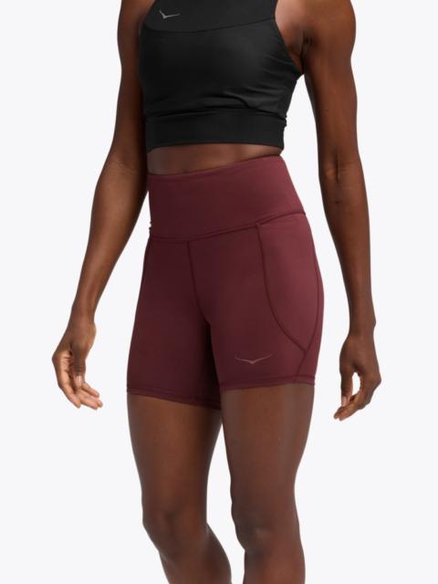 Women's Elaro 5" Bike Short in Black Cherry