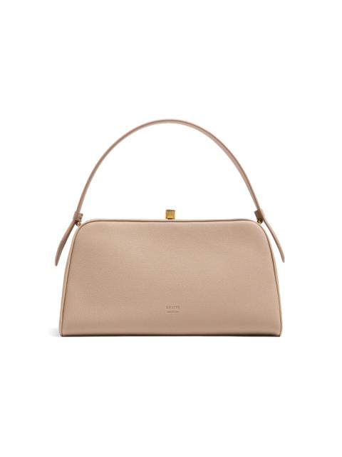 Cate Leather Top Handle Bag neutral