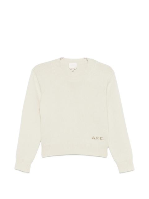 A.p.c. Ribbed-knit Crew-neck Sweater