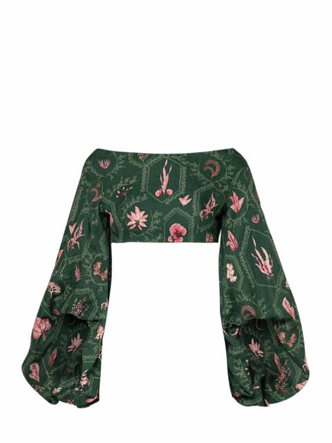 Duria Encaje Cropped Top