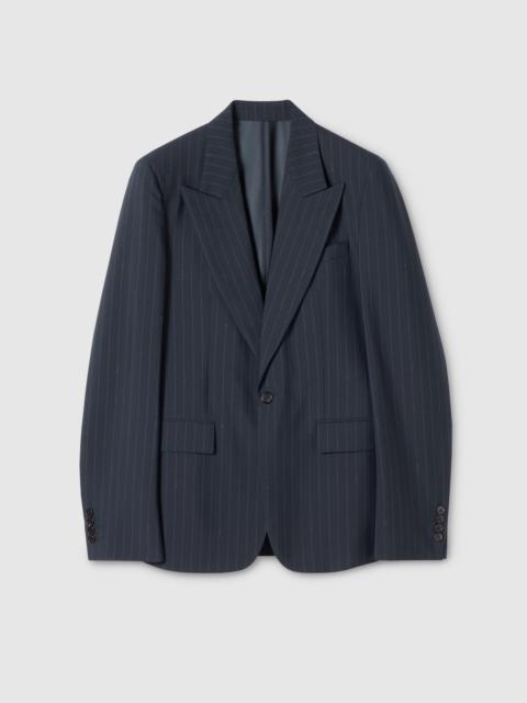 Gucci pinstripe wool jacket