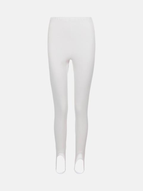 High-rise stirrup leggings