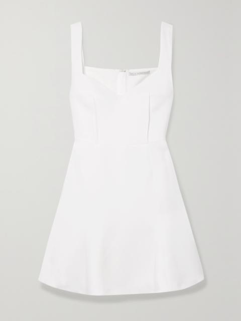 Easter Wool-crepe Mini Dress