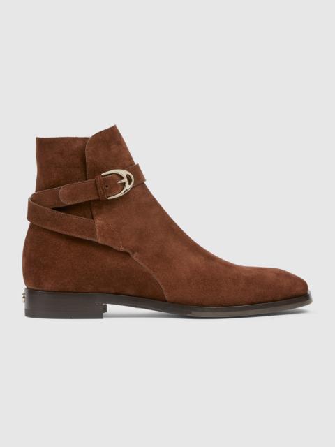 Men's ankle boot with buckle