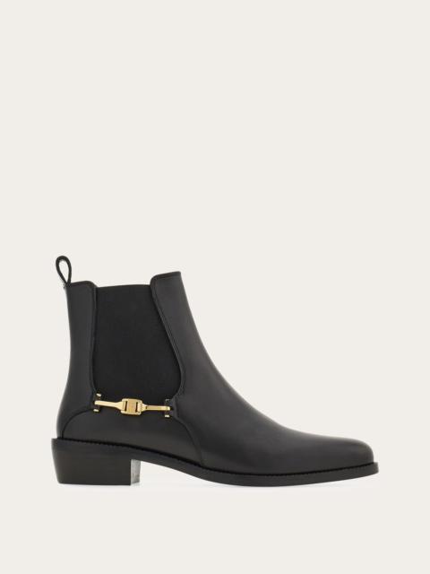 F buckle Chelsea boot