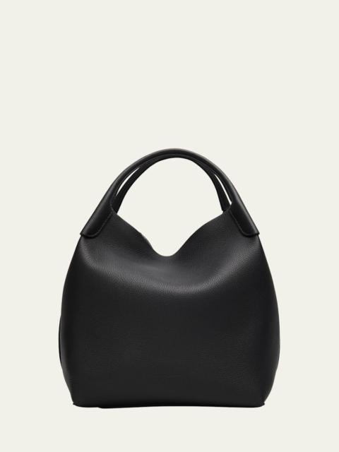 Large Bale Fine-Grain Leather Bag