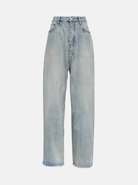 High-rise wide-leg jeans