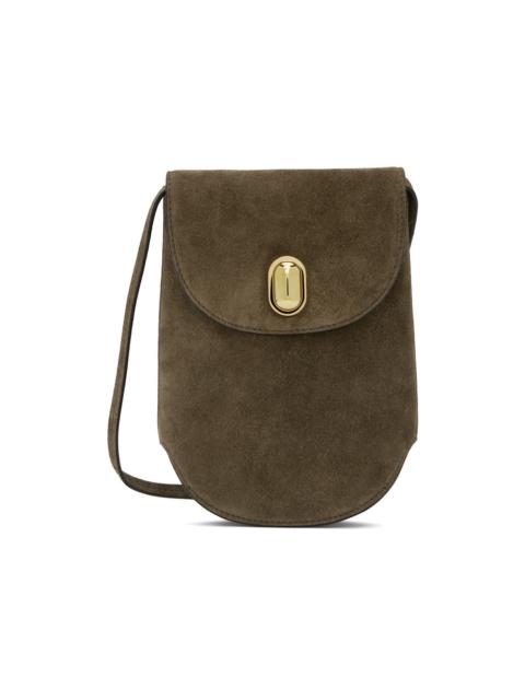 Brown Tondo Pouch Bag