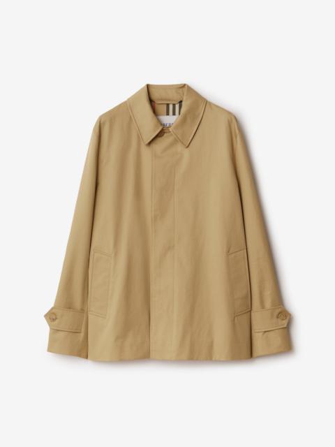 Short Gabardine Car Coat