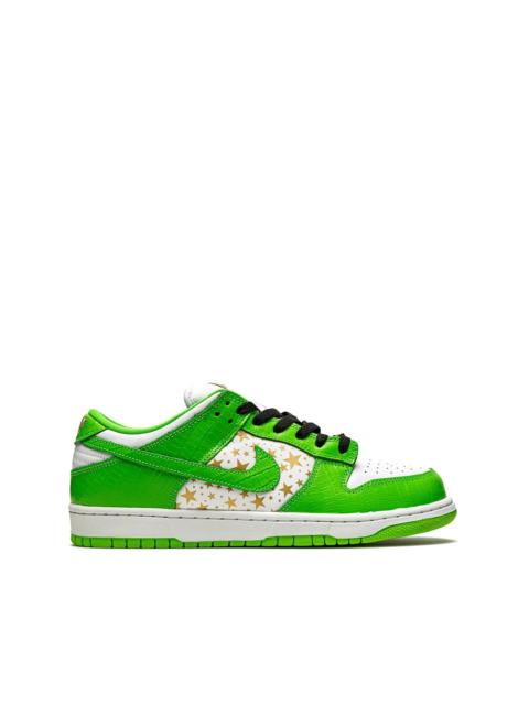 x Supreme SB Dunk Low "Stars - Mean Green" sneakers
