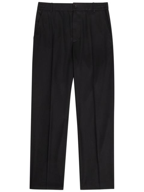 Moncler Wide-leg Wool Trousers