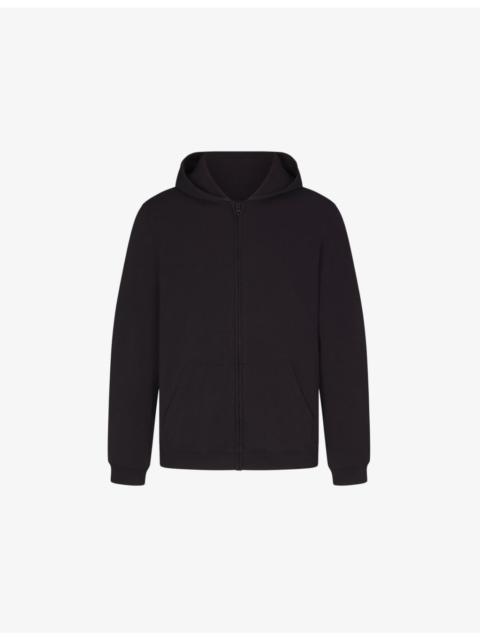 Lounge zip-up jersey hoody