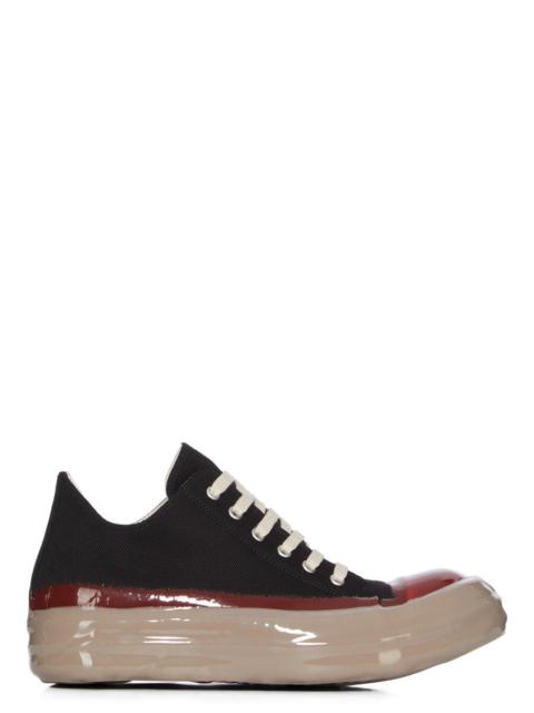 Lacquered-Denim Sneakers Black