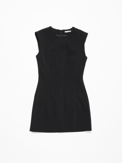 Short sleeve sleeve dress - Black