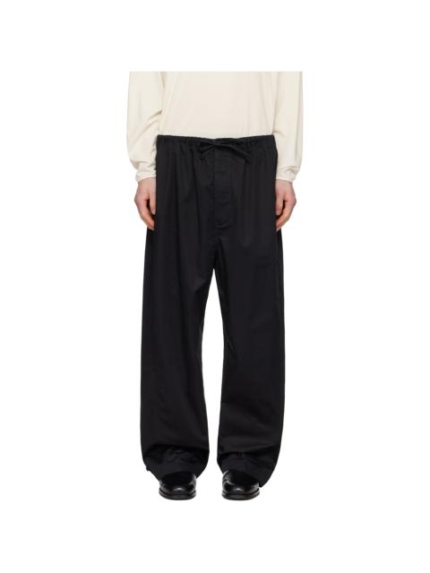 Black Twisted Over Trousers