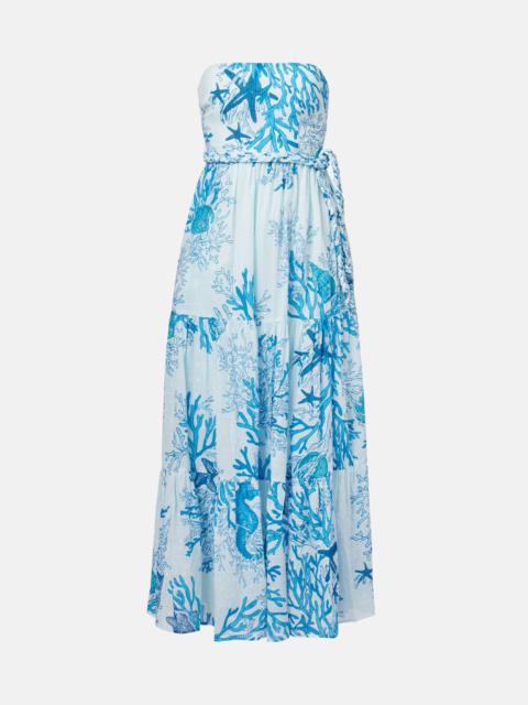 Thelma printed cotton maxi dress