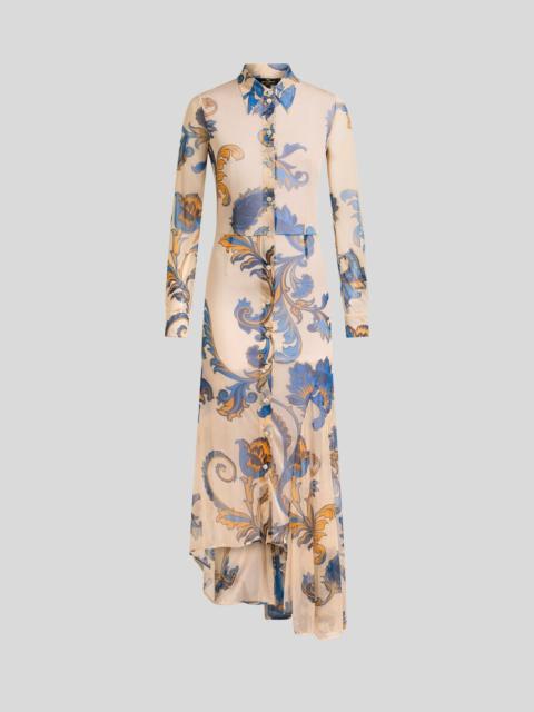 SHIRT DRESS WITH FLORAL PRINT