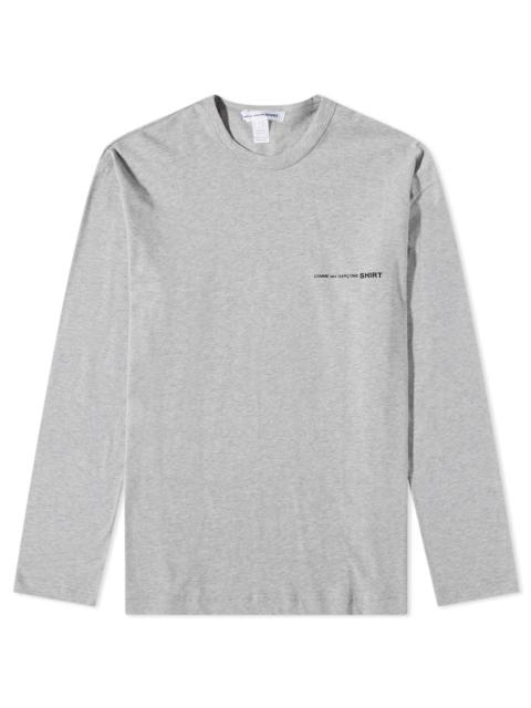 Comme des Garçons SHIRT Long Sleeve Chest Logo Tee