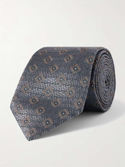 8cm Silk-Jacquard Tie