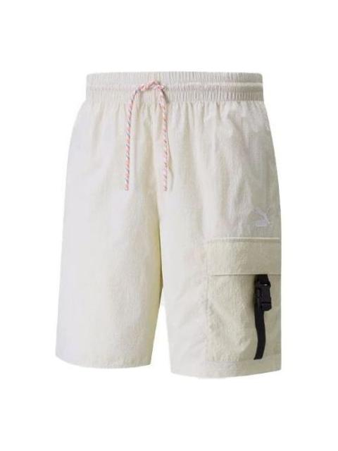 PUMA Hill Camp Cargo Shorts 'White' 535407-65
