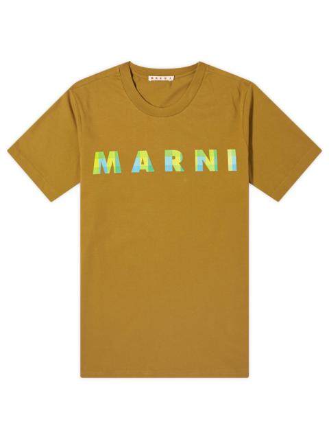 Marni Gingham Logo T-Shirt
