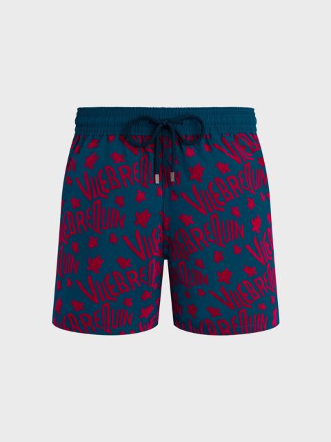 Men Swim Trunks Ronde Des Tortues Logo