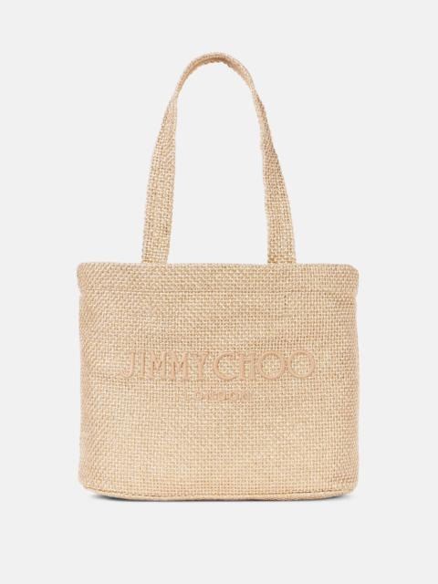 Beach Medium embroidered tote bag