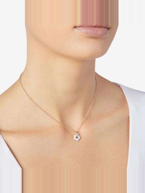 ROSE GOLD & ENAMEL FLOWER CHARM