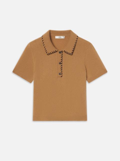 The Leather Stitch Polo