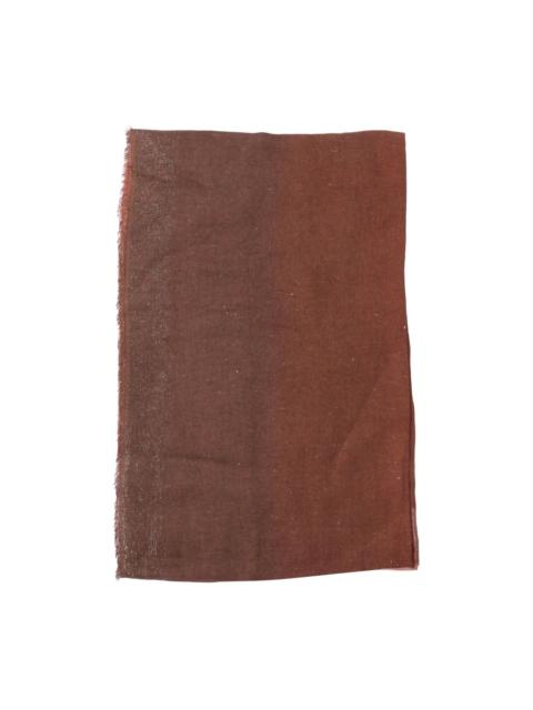 Diamante fringed scarf