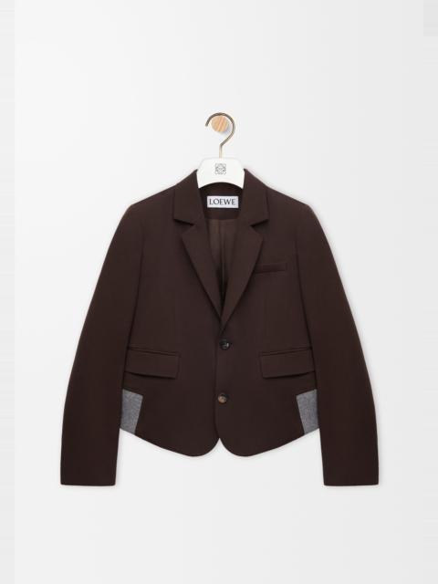 Tailored jacket in wool