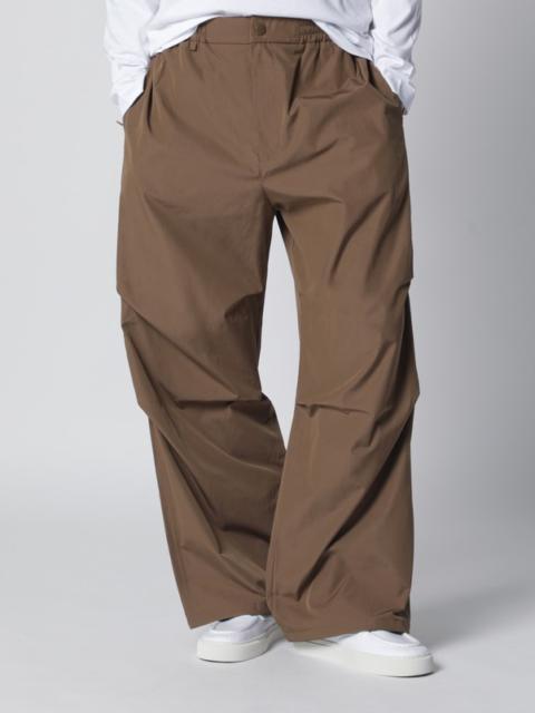 Brown baggy trousers