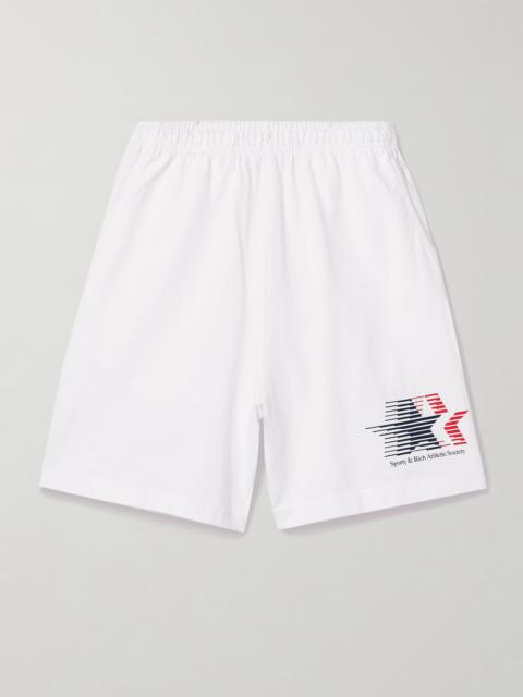 + Adidas Originals Printed Cotton-jersey Shorts