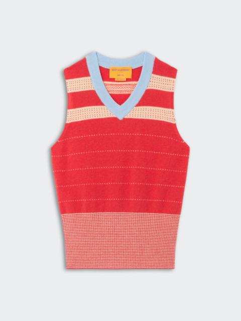 Collegiate Stripe Vest