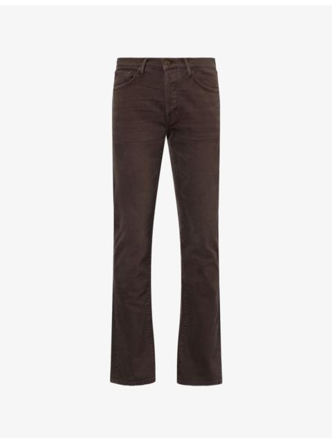 Straight-Fit Cotton Cord Trousers