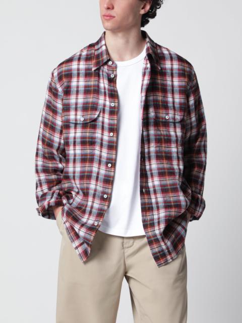 Long-sleeve plaid shirt