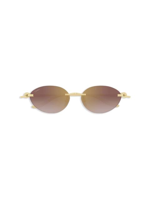 oval frame sunglasses