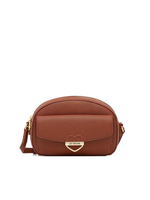 logo-plaque cross body bag