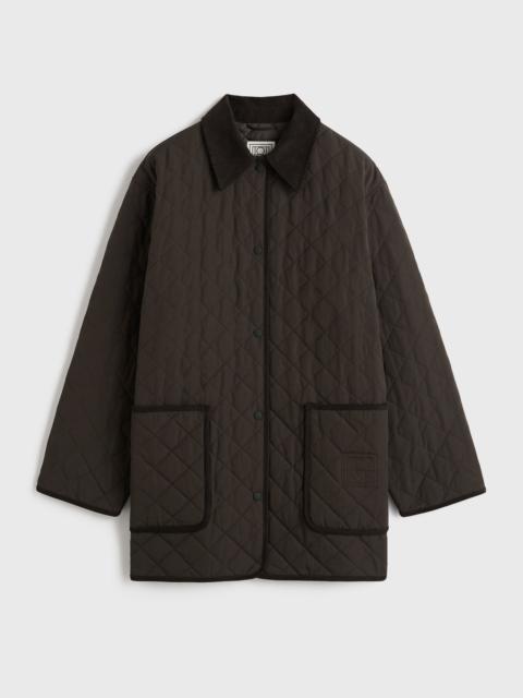 Quilted barn jacket espresso
