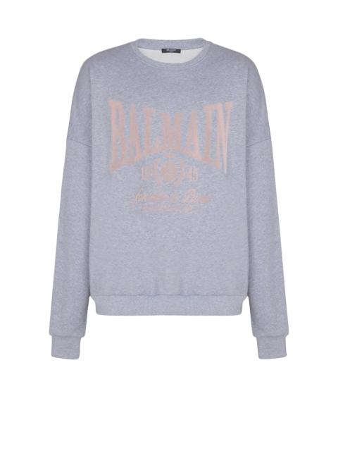 Printed cotton sweatshirt
